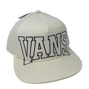 VANS Old Skool Classic Men’s Snapback Hat Off White One Size VN0A5KJ83KS